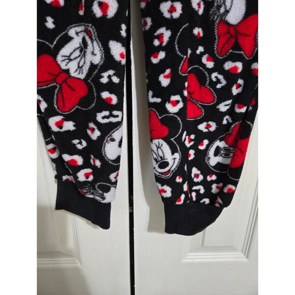 Disney small women's Minnie mouse one piece fleece pajamas - Picture 4 of 10